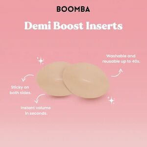Boomba Beige (Medium, D, E) Demi Boost Inserts